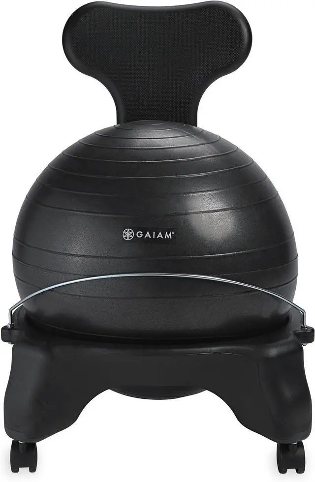 Alt view image 2 of 3 - Gaiam Classic Balance Ball Chair Ball - Extra 52cm Balance Ball for Classic Balance Ball Chairs
