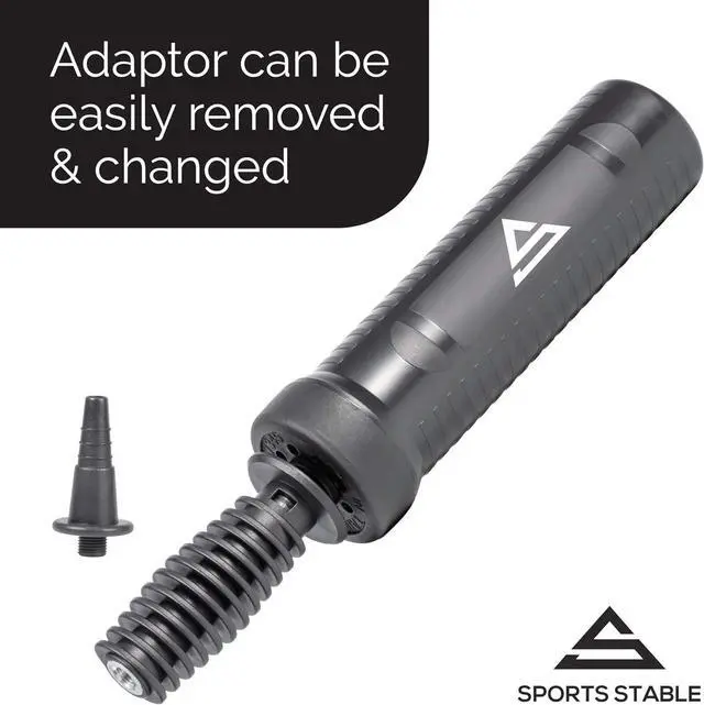 Alt view image 5 of 6 - Exercise Ball Pump, Dual Inflation Manual Air Pump for Your Gym Ball, Swiss Ball, Yoga Ball, Pool Inflatables and Party Balloons