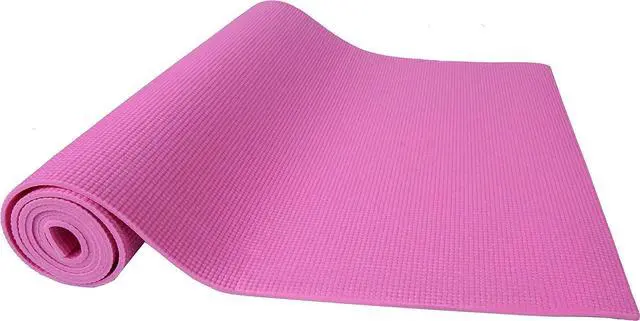 Alt view image 3 of 4 - All Purpose 1/4-Inch High Density Anti-Tear Exercise Yoga Mat with Carrying Strap, Multiple Colors