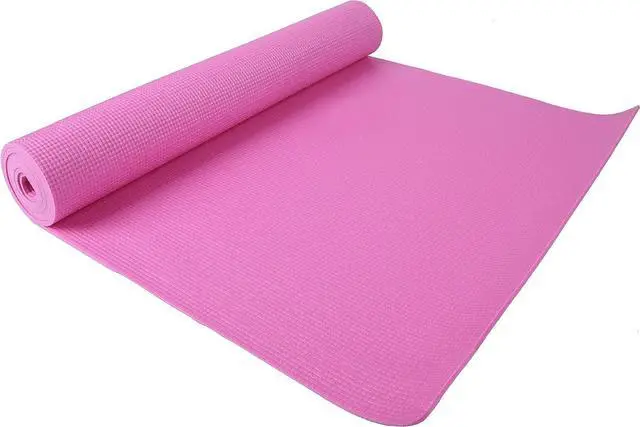Alt view image 2 of 4 - All Purpose 1/4-Inch High Density Anti-Tear Exercise Yoga Mat with Carrying Strap, Multiple Colors
