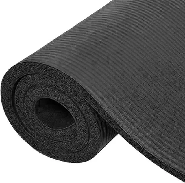 Alt view image 7 of 7 - BalanceFrom Yoga Mat 1 Inch Extra Thick, Exercise Mat with Carrying Strap for Home Workout High Density Anti-Tear Non-slip Workout Pilates Gym Mats for Women Men Outdoor Training, Multiple Colors