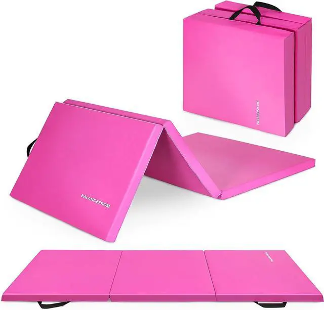 Main image of BalanceFrom Folding Gymnastics Mat Home Gym Floor Tumbling Equipment
