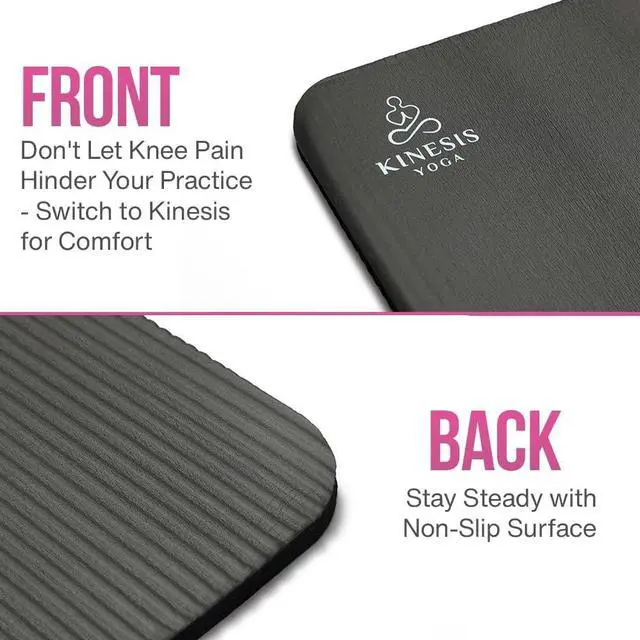 Alt view image 5 of 6 - Knee Pad Cushion - Extra Thick 1 inch (25mm) for Pain Free Yoga - Includes Breathable Mesh Bag for Easy Travel and Storage (Does Not Include Yoga Mat)