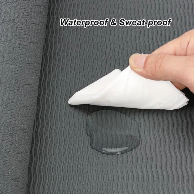 Alt view image 5 of 7 - Jump Rope Mat 71"/63"x24" Larger Non-Slip Indoor Outdoor Exercise Fitness Mat, High-Density Workout Shock Absorption Jump Mat for Home Gym Flooring Concrete Jumping Rope