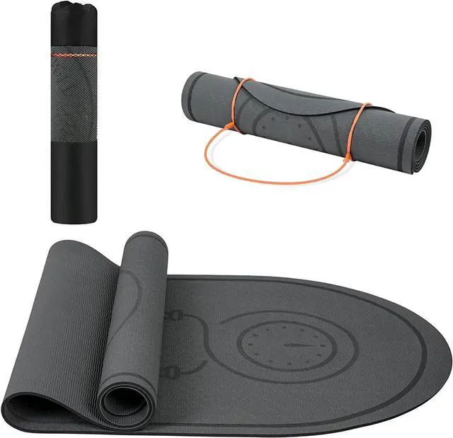 Alt view image 6 of 7 - Jump Rope Mat 71"/63"x24" Larger Non-Slip Indoor Outdoor Exercise Fitness Mat, High-Density Workout Shock Absorption Jump Mat for Home Gym Flooring Concrete Jumping Rope