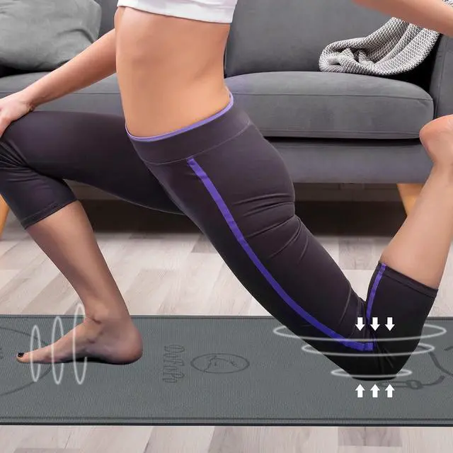 Alt view image 7 of 7 - Jump Rope Mat 71"/63"x24" Larger Non-Slip Indoor Outdoor Exercise Fitness Mat, High-Density Workout Shock Absorption Jump Mat for Home Gym Flooring Concrete Jumping Rope