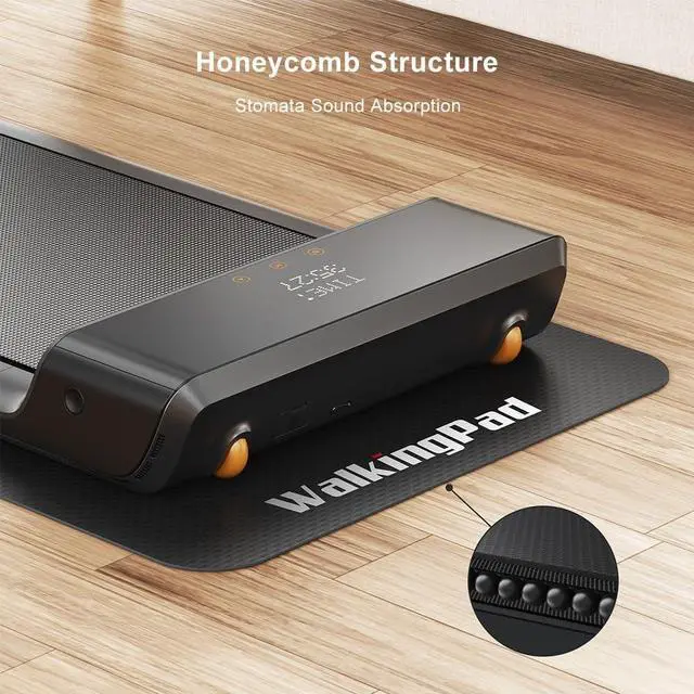 Alt view image 3 of 7 - WalkingPad Treadmill Mat Non Slip Carpet Mat Anti-Skid Quiet Exercise Workout Gym Sport Fitness Accessory for Fitness Equipment (The Product Contains MATS only, not Treadmills)