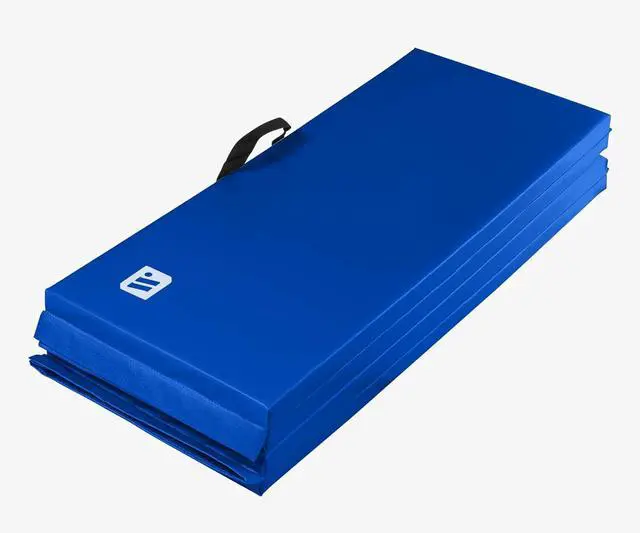 Alt view image 4 of 7 - We Sell Mats - 4 ft x 6 ft x 2 - Personal Fitness & Exercise Mat for Home Workout - Lightweight and Folds for Carrying  All Purpose Gym Mat  Thick Mat for Yoga, Pilates, Stretches, Floor Exercises