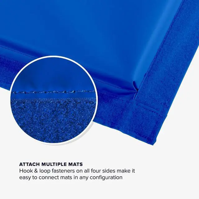 Alt view image 5 of 7 - We Sell Mats - 4 ft x 6 ft x 2 - Personal Fitness & Exercise Mat for Home Workout - Lightweight and Folds for Carrying  All Purpose Gym Mat  Thick Mat for Yoga, Pilates, Stretches, Floor Exercises