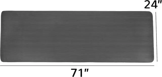 Alt view image 3 of 6 - 1/2-Inch Extra Thick High Density Anti-Tear Exercise Yoga Mat with Carrying Strap