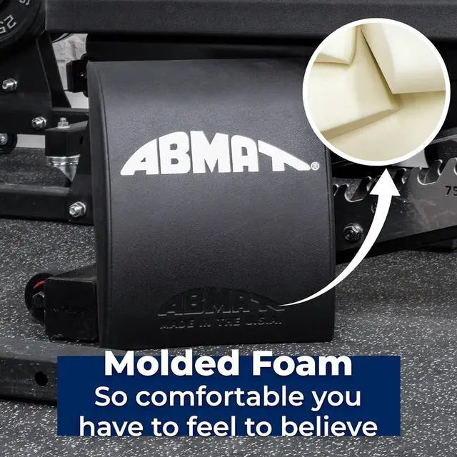 Alt view image 4 of 7 - ABMAT Sit Up Mat- Premium Foam Abmat - The Original Abdominal and Core Trainer Mat for Full Range of Motion Sit ups, Crunches and Ab Workouts