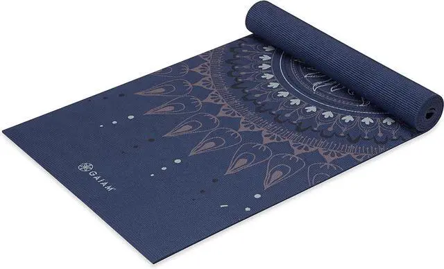 Main image of Gaiam Yoga Mat - Premium 6mm Print Extra Thick Non Slip Exercise & Fitness Mat for All Types of Yoga, Pilates & Floor Workouts (68"L x 24"W x 6mm Thick)