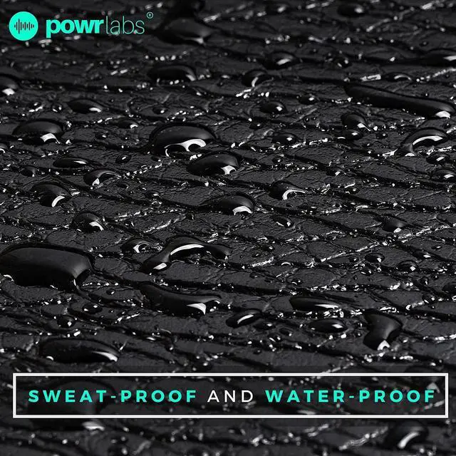 Alt view image 5 of 6 - Powr Labs Sweat Proof Stationary Bike Mat for Carpet, Compatible with Peloton, Wahoo Kickr