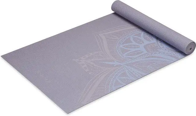 Main image of Gaiam Yoga Mat - Premium 5mm Print Thick Non Slip Exercise & Fitness Mat for All Types of Yoga, Pilates & Floor Workouts (68" x 24" x 5mm)