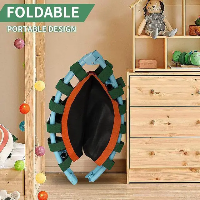 Alt view image 7 of 7 - CLORIS 38in/48in Folding Trampoline Mini Rebounder Fitness Trampoline with Adjustable Foam Handle for Kids/Adult, with safty Padded Cover Best Gift for Kids/Adult