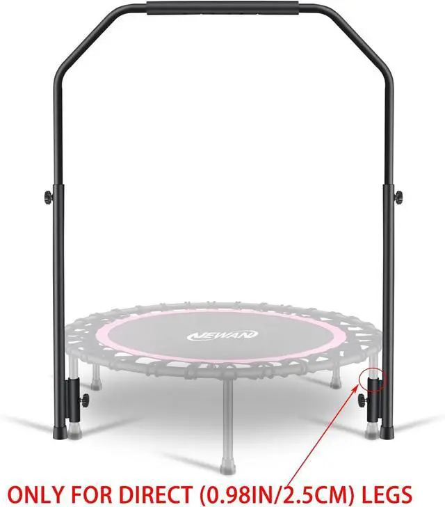 Alt view image 2 of 5 - Newan Rebounder Handle Bar Accessory for 40" Round Fitness Trampolines, Cushy Foam Handles,Only Applicable to The Foot Tube Between 2.5CM/0.98IN Diameter(Trampoline Not Included)