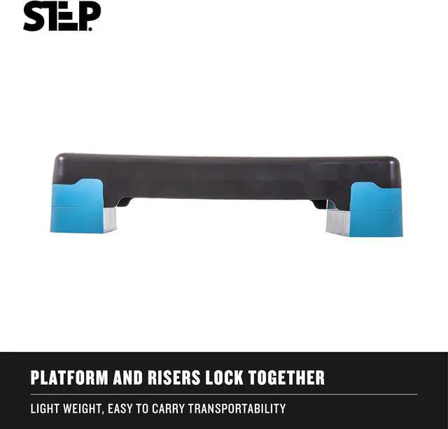 Alt view image 2 of 7 - The Step Aerobic Platforms for Home Workout Steppers for Exercise