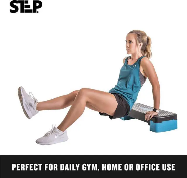 Alt view image 3 of 7 - The Step Aerobic Platforms for Home Workout Steppers for Exercise