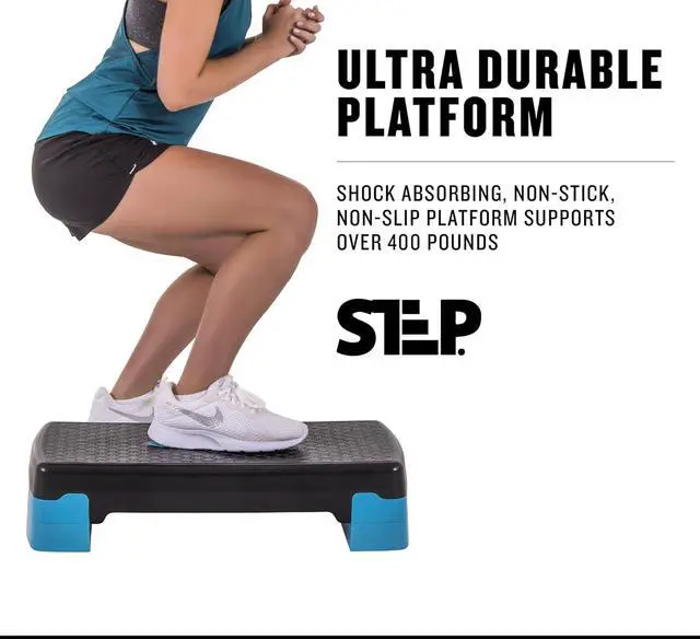 Alt view image 4 of 7 - The Step Aerobic Platforms for Home Workout Steppers for Exercise