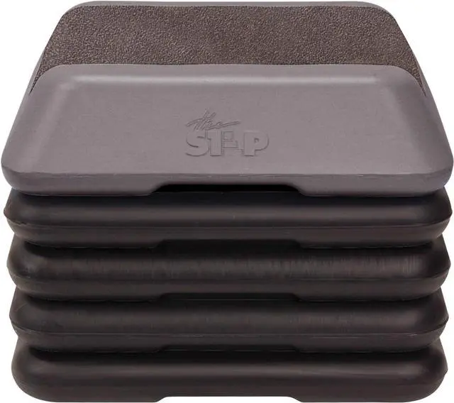 Main image of The Step Adjustable High Step Aerobic Platform with 4 Risers, Home Gym Workout Equipment, Fitness Exercise Equipment Made in the USA