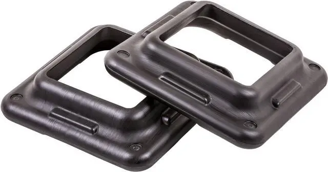 Main image of The Step (Made in the USA) Original Health Club Aerobic Step Risers in Black for Use with The Step Aerobic Platform  Health Club Size (2 count)