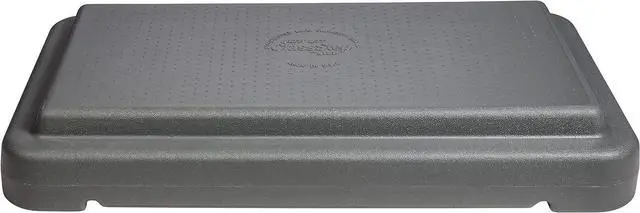 Main image of The Step (Made in USA) 4 Inch Stackable Aerobic Exercise Platform (Grey) with Non-Slip Surface and Nonskid Feet to Prevent Sliding
