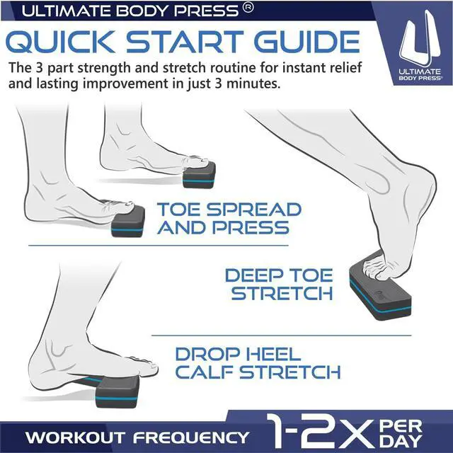 Alt view image 3 of 5 - Toe Yoga Exercise Step Block for Plantar Fasciitis Relief and Toe/Foot/Arch Strength