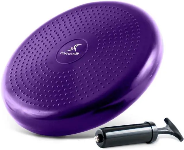 Main image of ProsourceFit Core Balance Disc Trainer, 14 Diameter with Pump for Improving Posture, Fitness, Stability