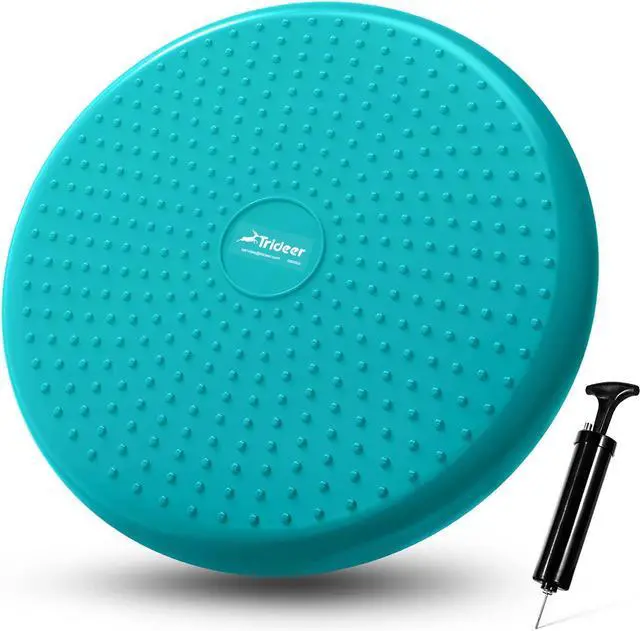 Main image of Trideer Wobble Cushion with Inflation Pump - Wiggle Seat for Sensory Kids(Multiple Colors), Balance Disc (Extra Thick)