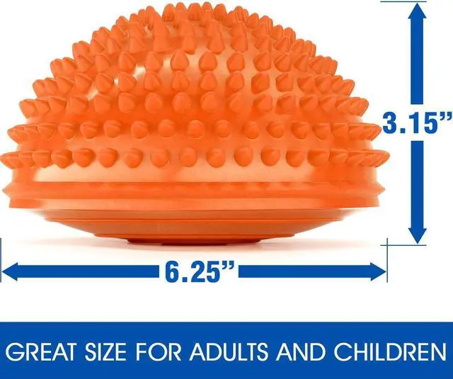 Alt view image 2 of 6 - Yes4All Hedgehog Balance Pods for Exercise, Core Body Balancing, Balance Pods for Kids & Adults with Hand Pump - Set of 6
