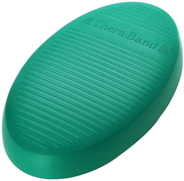 Alt view image 4 of 7 - THERABAND Stability Trainer Pad, Beginner Level Green Foam Pad, Balance Trainer & Wobble Cushion for Balance & Core Strengthening, Rehabilitation, & Physical Therapy, Round Sport Balance Trainer