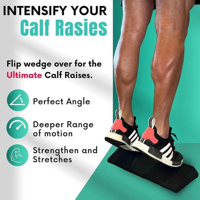 Alt view image 4 of 7 - Slant Board for Calf Stretching | Balance Board Calf Stretcher for Plantar Fasciitis Relief,Achilles Tendonitis Relief,Shin Splint Relief,Squat Wedge