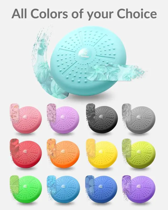 Alt view image 7 of 7 - Tumaz Wobble Cushion - Wiggle Seat to Improve Sitting Posture & Stay Focused for Sensory Kids, Balance Disc to Relief Back Pain & Core Strength & Flexible Seating [Extra Thick, Pump Included]