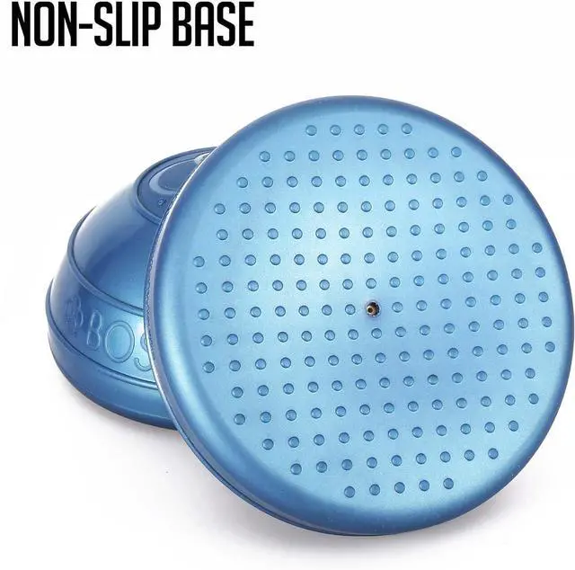 Alt view image 2 of 5 - Bosu 6.5-Inch Diameter Unisex Dynamic 2-Sided Home Workout Balance Ball Pods for Strength and Flexibility, Blue (2 Pack)