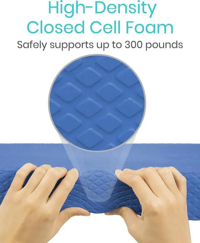 Alt view image 6 of 7 - Vive Balance Pad - Foam Large Yoga Mat Trainer for Physical Therapy, Stability Workout, Knee and Ankle Exercise, Strength Training, Rehab - Chair Cushion for Adults, Kids, and Travel