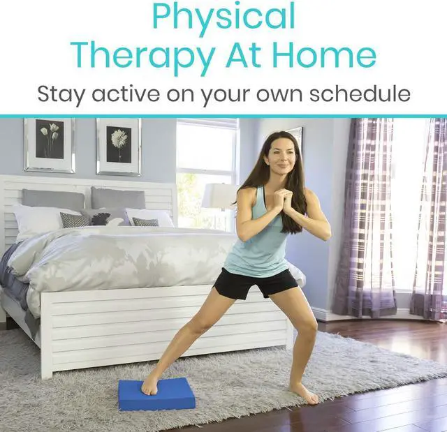 Alt view image 7 of 7 - Vive Balance Pad - Foam Large Yoga Mat Trainer for Physical Therapy, Stability Workout, Knee and Ankle Exercise, Strength Training, Rehab - Chair Cushion for Adults, Kids, and Travel