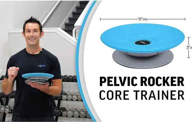 Alt view image 2 of 7 - OPTP Pelvic Rocker Core Trainer  Balance Disc for Core Stability, Pelvic Floor Training, and Ab Exercise - Core Strength Exercise Trainer for Stability