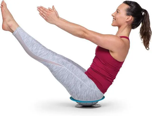 Alt view image 4 of 7 - OPTP Pelvic Rocker Core Trainer  Balance Disc for Core Stability, Pelvic Floor Training, and Ab Exercise - Core Strength Exercise Trainer for Stability