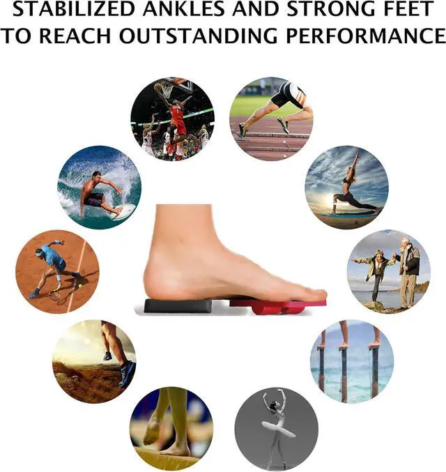 Alt view image 7 of 7 - Ankle Foot Exerciser® Ankle Strengthener for ankle sprain relief, Foot Strengthener for plantar fasciitis; Ankle mobility, Posture corrector, Pilates board for home