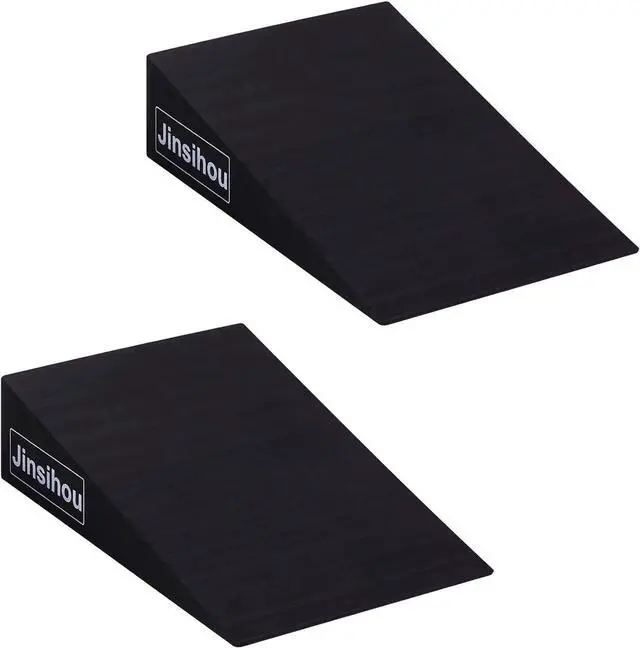 Main image of Squat Wedge Block Non-Slip Slant Board Calf Stretcher, 2pcs Ankle Knee Leg Stretcher, Heavy Duty Incline Ramp for Heel Elevated Squat, ATG Split Squat, deadlift, Lunge, Yoga, Pilates, Physical Therapy