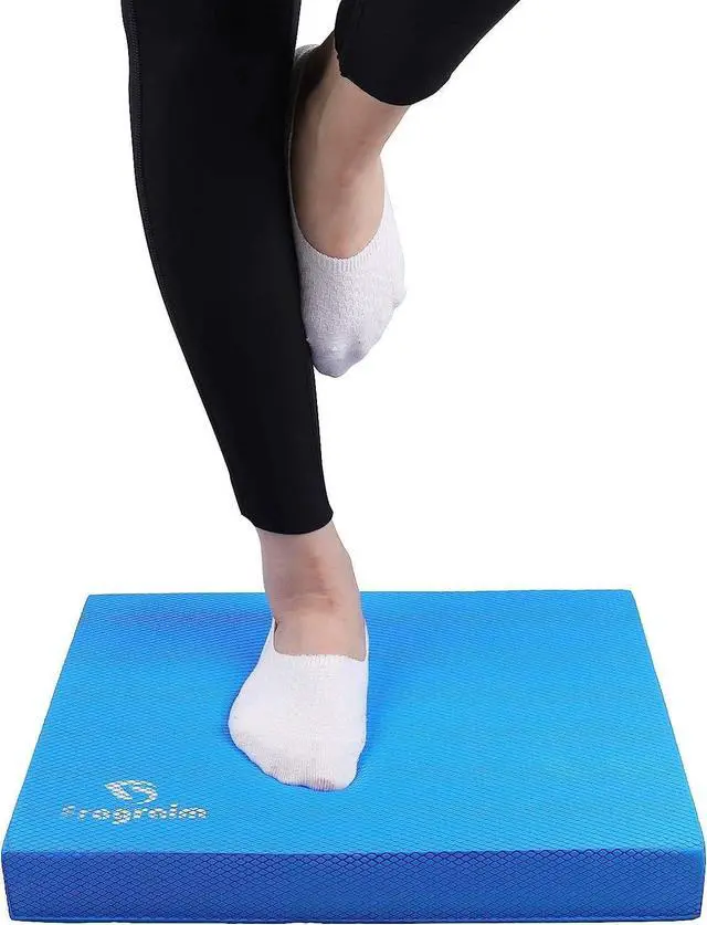 Alt view image 4 of 7 - Balance Pad, Non-Slip Foam Mat & Ankles Knee Pad Cushion for Physical Therapy, Rehabilitation, Core Balance and Strength Stability Training, Yoga & Fitness, 15.7 x 13 x 2 Inch
