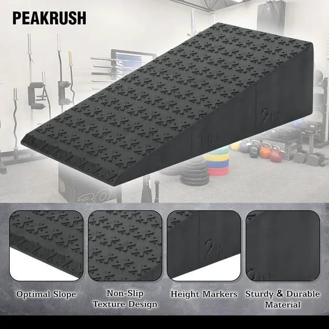 Alt view image 7 of 7 - 2 Pcs Versatile Squat Wedge Block for Heel Elevated Squat, Heavy-Duty Calf Stretcher Slant Board to Enhance Mobility, Balance & Strength Performance