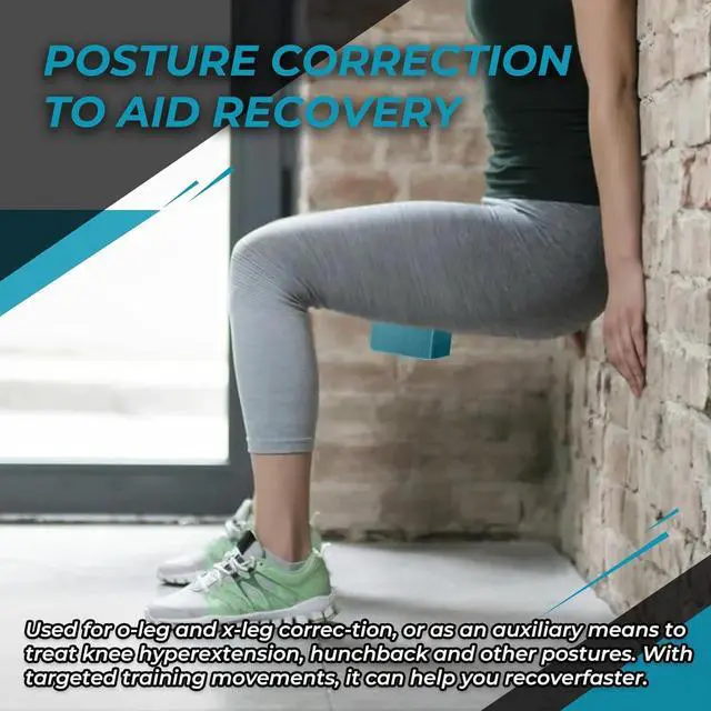 Alt view image 6 of 6 - 2 Pack Squat Wedge Blocks, Supportive Foot Wrist Exercise Wedge Blocks for Squat,Yoga, Pushup, Balance, Stretch, Strength, Pilate, Plank, Physical Therapy, EVA Riser Block for Men Women