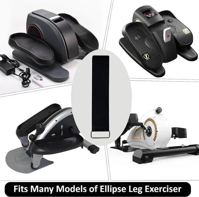 Alt view image 5 of 6 - 4 Pcs Ellipse Leg Exerciser Machine Pedal Straps, Suitable for Under Desk Elliptical Peddler Foot & Leg Pedal Exercixer for Seniors Fitness Home Sports Accessories