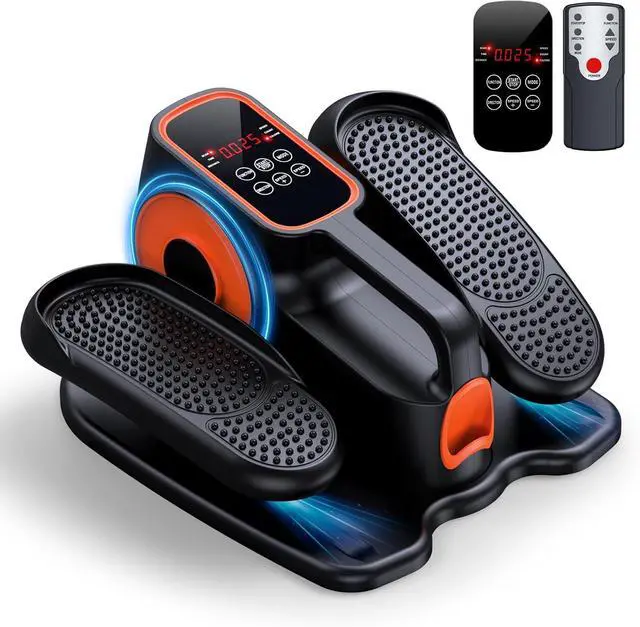 Main image of Under Desk Elliptical, Ellipse Leg Exerciser While Sitting for Seniors, Quiet Portable Electric Seated Pedal Exerciser with Remote Control and 12 Adjustable Speeds for Home Office