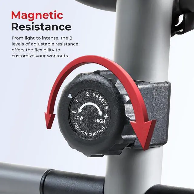 Alt view image 5 of 6 - Sunny Health & Fitness Essential Smart 2-in-1 Cross Trainer Elliptical Bike, Magnetic Training Machine for Adult/Seniors Home Gym Cardio Exercises, Free SunnyFit App Bluetooth Connection - SF-E322004