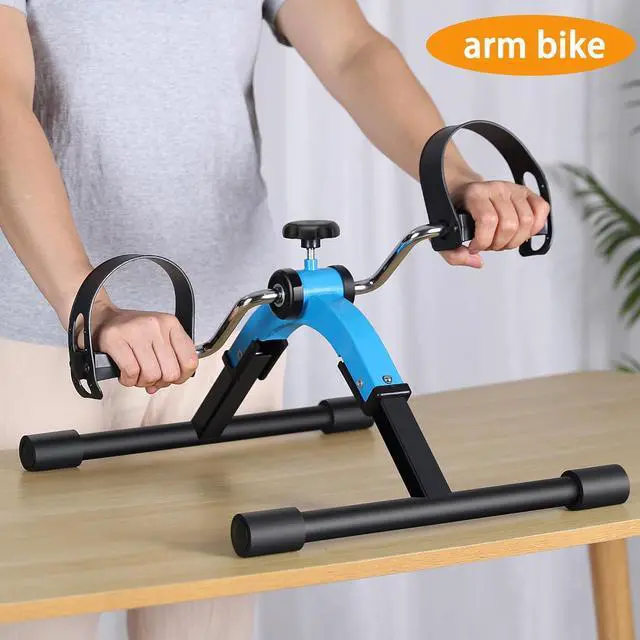 Alt view image 3 of 7 - Pedal Exerciser Mini Exercise Bike for Leg and Arm Cycling Exercisce Foldable Pedaller