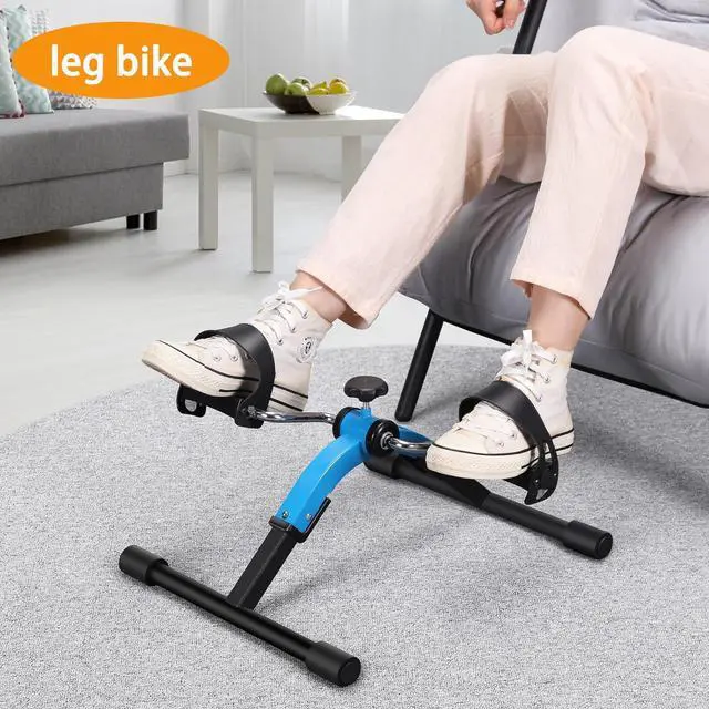Alt view image 4 of 7 - Pedal Exerciser Mini Exercise Bike for Leg and Arm Cycling Exercisce Foldable Pedaller