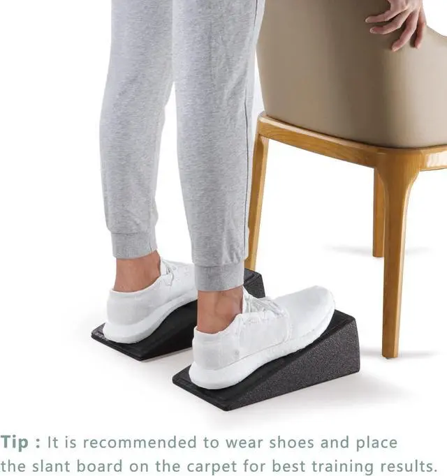 Alt view image 6 of 7 - Slant Board 3pcs 12''Squat Wedge Calf Stretcher for Physical Therapy Equipment Plantar Fasciitis,Heel, Foot Stretching, Shin Splint, and Calf Stretch Wedge Improve Lower Leg