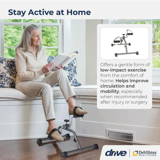 Alt view image 2 of 7 - 10270KDRSV-1 Pedal Exerciser, Silver Vein Finish